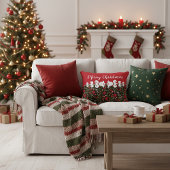 クリスマスフローラ用の枕 アクセントクッション