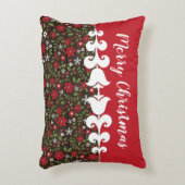 クリスマスフローラ用の枕 アクセントクッション (正面(垂直))