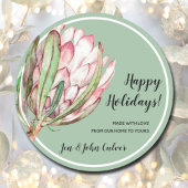 クリスマスフローラ自家製グッズベーキング ラウンドシール