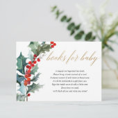 クリスマスフローラ赤い緑の金ゴールドブックリクエストenclo エンクロージャーカード (スタンド正面)