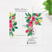 クリスマスフローラ赤ジュエリーのヘアクリップ表示 (デスク)