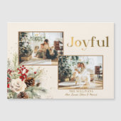 クリスマスフローラ金ゴールドうれしそうな文字2 – 写真 (正面)