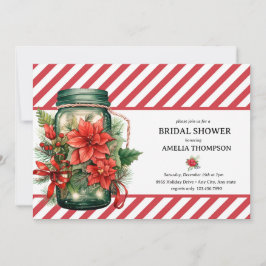 クリスマスフローラ |クリスマスブライダルシャワー 招待状