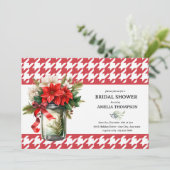 クリスマスフローラ |クリスマスブライダルシャワー 招待状 (スタンド正面)