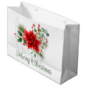 クリスマスフローラ ラージペーパーバッグ (正面アングル)