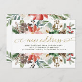 クリスマスフローラ |引かわいらし越し 案内ポストカード (正面/裏面)