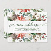 クリスマスフローラ |引かわいらし越し 案内ポストカード (正面/裏面)