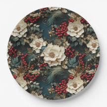 クリスマスフローラ（白い花と緑）