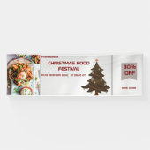クリスマスフードフェスティバル大 横断幕 (横)