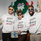 クリスマスフード付きスウェットシャツ – 暖かいクリスマスの願い パーカ