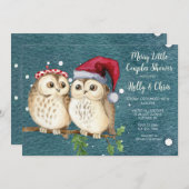 クリスマスフールズカップルズシャワー招待状 招待状 (正面/裏面)