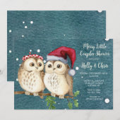 クリスマスフールズカップルズシャワー招待状 招待状 (正面/裏面)