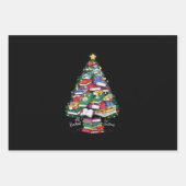 クリスマスブックの予約すべてクリスマスギフト司書 ラッピングペーパーシート (正面)