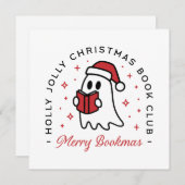 クリスマスブッククラブのホリーすてきリーダー シーズンカード (正面/裏面)