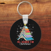 クリスマスブッククリスマスツリーのライトの予約すべて キーホルダー (正面)
