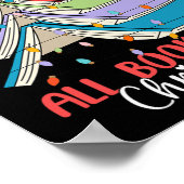 クリスマスブッククリスマスツリーのライトの予約すべて ポスター (角)