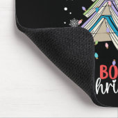 クリスマスブッククリスマスツリーのライトの予約すべて マウスパッド (コーナー)