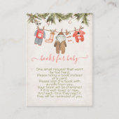 クリスマスブックスベビー物干し エンクロージャーカード (正面)