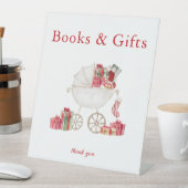 クリスマスブックス&ギフト赤ちゃんシャワーのサイン 台座サイン (インサイチュ)