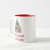 クリスマスブックツリーのライトを予約 ツートーンマグカップ (正面左)