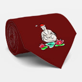 クリスマスブッダスケッチ ネクタイ (ロール)