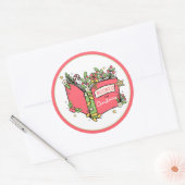 クリスマスブッ読クス ラウンドシール (封筒)