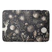 クリスマスブモダンロエレガントックフェスティバル バスマット (正面)