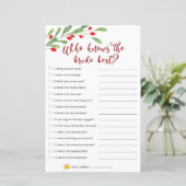 クリスマスブライダルゲーム – 花嫁を知っている最高の人 (スタンド正面)