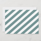 クリスマスブライダルシャワーの招待状を各ホールに飾る 招待状 (裏面)