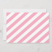 クリスマスブライダルシャワーの招待状を各ホールに飾る 招待状 (裏面)