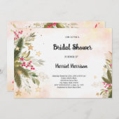 クリスマスブライダルシャワーへの招待 招待状 (正面/裏面)