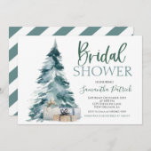 クリスマスブライダルシャワーへの招待 招待状 (正面/裏面)