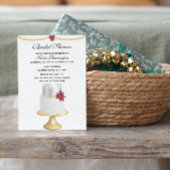 クリスマスブライダルシャワーへの招待 招待状