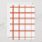 クリスマスブライダルシャワーウィンターブライダルシャワー 招待状 (裏面)