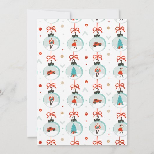 クリスマスブライダルシャワーバイメール招待状 招待状 (裏面)