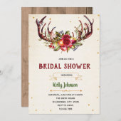 クリスマスブライダルシャワーパーティの招待状 招待状 (正面/裏面)