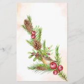 クリスマスブライダルシャワービンゴゲームカード チラシ (裏面)