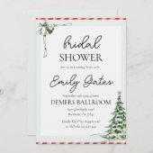 クリスマスブライダルシャワー招待状 シーズンカード (正面/裏面)