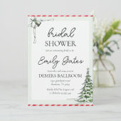 クリスマスブライダルシャワー招待状 シーズンカード (スタンド正面)