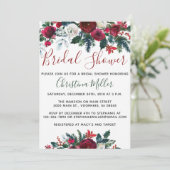 クリスマスブライダルシャワー招待状 – 休日 招待状 (スタンド正面)