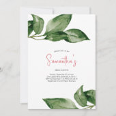 クリスマスブライダルシャワー招待状 招待状 (正面)