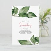 クリスマスブライダルシャワー招待状 招待状 (スタンド正面)