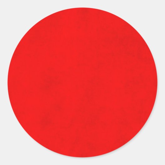 クリスマスブライトレッドカラーパーチメント紙 空白の ラウンドシール (正面)