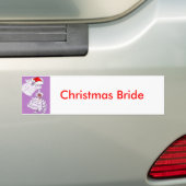 クリスマスブライド バンパーステッカー (車上)