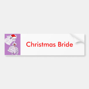クリスマスブライド バンパーステッカー