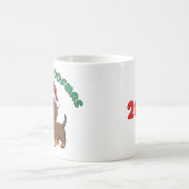 クリスマスブラウンダシュントMug:メリー Woofmas コーヒーマグカップ (中央)