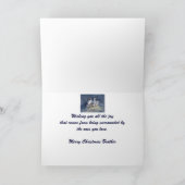 クリスマスブラザーカリフォルニアウイルバード自然 シーズンカード (内部)