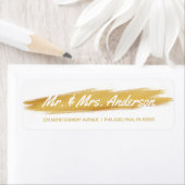 クリスマスブラシストローク手文字タイポグラフィ ラベル (インサイチュ)