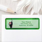 クリスマスブラックキャットオングリーン ラベル (インサイチュ)