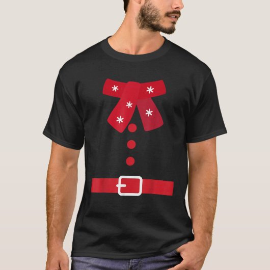 クリスマスブラックタイNYE 2024ドレスアップウィンターネック Tシャツ (正面)